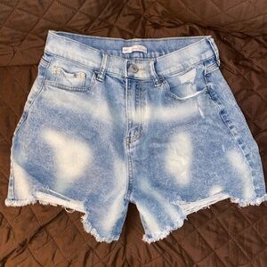 Boyfriend high waisted jean shorts